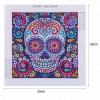 Novelty Skull - Special Shaped Diamond - 25x25cm