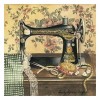 Sewing Machine - Full Round Diamond - 30x30cm