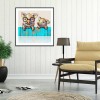 Pig - Full Round Diamond - 30x30cm