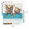 Pig - Full Round Diamond - 30x30cm