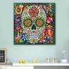 Novelty Skull - Special Shaped Diamond - 25x25cm