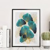 Green Leaves Ornaments - Full Square Diamond - 40x50cm