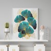 Green Leaves Ornaments - Full Square Diamond - 40x50cm