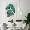 Green Leaves Ornaments - Full Square Diamond - 40x50cm