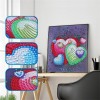 Abstract - Special Shaped Diamond - 25x25cm