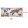 Map - Full Round Diamond - 110*50cm