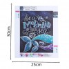 Abstract - Special Shaped Diamond - 30x25cm