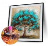 Lush Tree - Full Round Diamond - 30x30cm