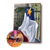 National Flag - Full Round Diamond - 30x40cm