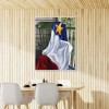 National Flag - Full Round Diamond - 30x40cm