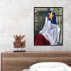 National Flag - Full Round Diamond - 30x40cm