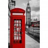 Big Ben Landscape - Partial Round Diamond - 25x35cm