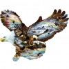 Eagle Animal - Partial Round Diamond - 30x30cm