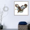 Eagle Animal - Partial Round Diamond - 30x30cm