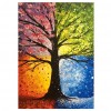 Colorful Tree - Full Round Diamond - 30x40cm