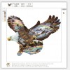 Eagle Animal - Partial Round Diamond - 30x30cm