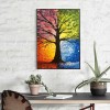 Colorful Tree - Full Round Diamond - 30x40cm