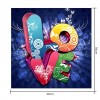 LOVE - Partial Round Diamond - 30x30cm