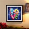 LOVE - Partial Round Diamond - 30x30cm