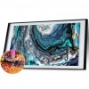 5D Full Round Drill Rhinestone DIY Abstract Diamond Painting Picture Poster