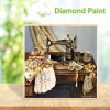 Sewing Machine  - Full Round Diamond - 30x30cm