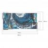 5D Full Round Drill Rhinestone DIY Abstract Diamond Painting Picture Poster