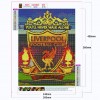 Leeds United  - Full Round Diamond - 30x40cm