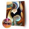 Abstract Lady - Full Square Diamond - 40x50cm