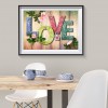 LOVE - Full Round Diamond - 40x30cm