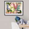 LOVE - Full Round Diamond - 40x30cm