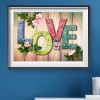 LOVE - Full Round Diamond - 40x30cm