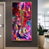 Guitar - Full Round Diamond - 45x85cm
