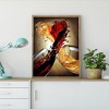 Wine - Full Round Diamond - 30x40cm