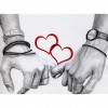 Love Heart - Full Diamond Painting - 40x30cm