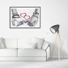 Love Heart - Full Diamond Painting - 40x30cm