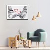 Love Heart - Full Diamond Painting - 40x30cm