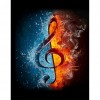 Music Battle - Full Square Diamond - 40x50cm