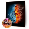 Music Battle - Full Square Diamond - 40x50cm