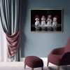 Snowman - Full Round Diamond - 50x40cm