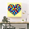 Heart - Full Round Diamond - 30x30cm