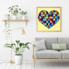 Heart - Full Round Diamond - 30x30cm