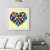 Heart - Full Round Diamond - 30x30cm