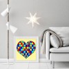 Heart - Full Round Diamond - 30x30cm