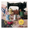 Sewing Machine  - Full Round Diamond - 30x30cm