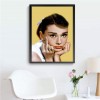 5D diy Full Round Drill Diamond Painting Hepburn Art Picture