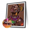 Black Women - Full Round Diamond - 40x50cm