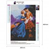 Dancing Lovers - Full Round Diamond - 40x30cm