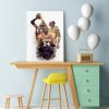 5D DIY Diamond Painting Kobe Full Round Drill Wall Art