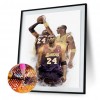 5D DIY Diamond Painting Kobe Full Round Drill Wall Art