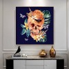 Color Skull Halloween Picture DIY Full Round Drill Rhinestone Painting Kit
